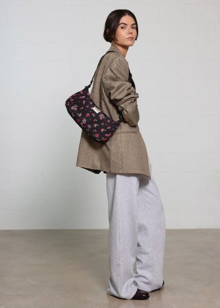 Sac en matières recyclées | multicolor "bloom shoulder bag - bloom" - Wouf