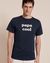 T-shirt en jersey de coton bio | bleu nuit "papa cool charbon"