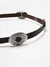 Ceinture en cuir au tannage végétal | marron "western concho silver belt dark brown" - Nudie Jeans
