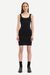Robe noire en tencel et coton bio - sue long solid black