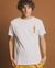 T-shirt blanc imprimé en coton bio - ceylan