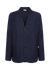 Blazer en lin bio | marine "linen blazer - total eclipse" - Knowledge Cotton Apparel