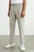 Pantalon droit en coton bio et lin | gris "max reed linen"