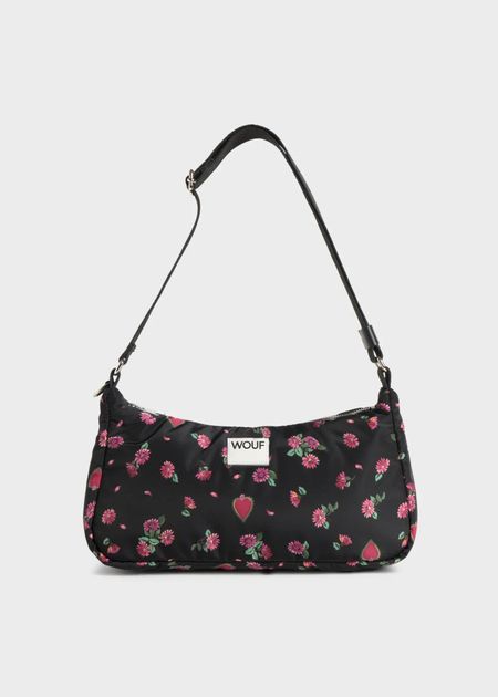 Sac en matières recyclées | multicolor "bloom shoulder bag - bloom" - Wouf