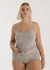 Shorty en coton biologique | gris "core shorty - grey melange" - Organic Basics