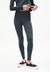 Legging bleu gris en coton bio - faribaa logo indigo